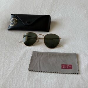 Ray-Ban RB 3447 Round Metal Sunglasses